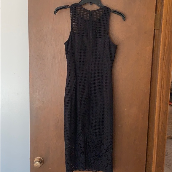 White House Black Market lace black dress - Picture 4 of 4